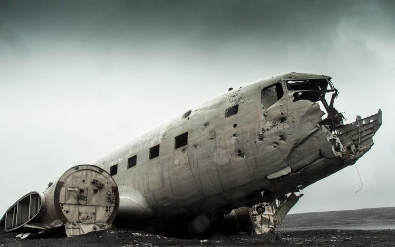 Fighter Plane Crash During World War